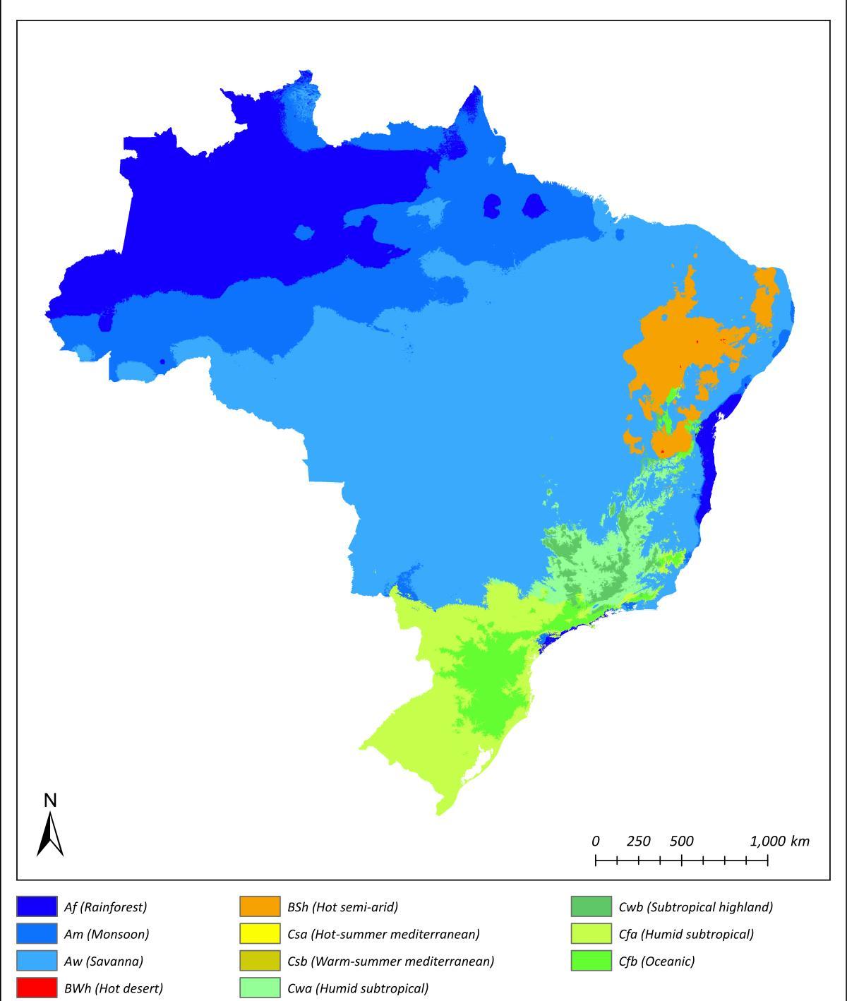巴西地图中文版全图 _排行榜大全